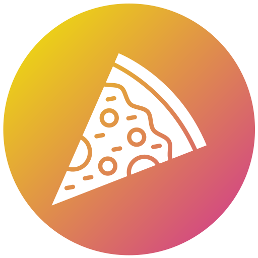 pizza punt Generic gradient fill icoon