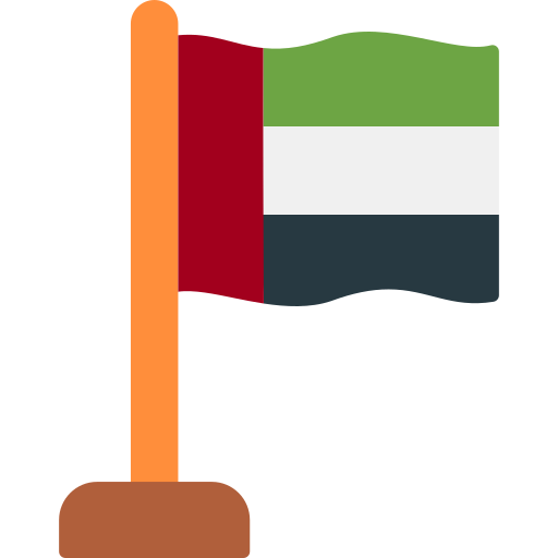 아랍 에미리트 Generic color fill icon