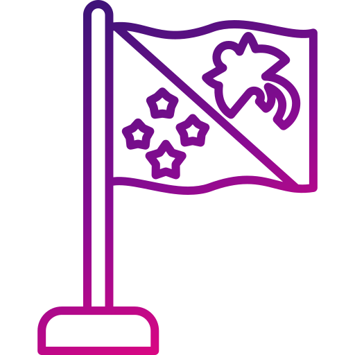 파푸아 뉴기니 Generic gradient outline icon