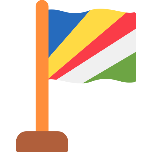 세이셸 Generic color fill icon