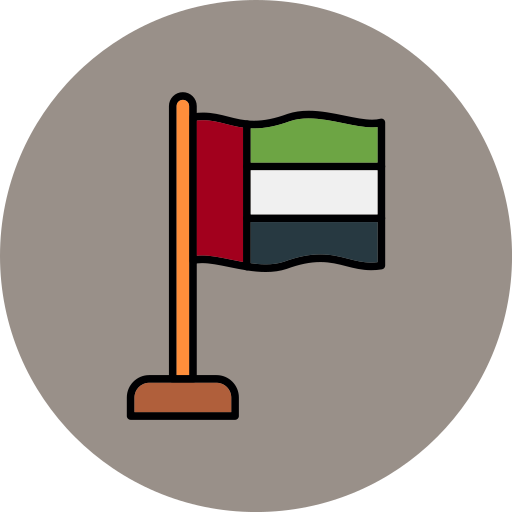 アラブ首長国連邦 Generic color lineal-color icon