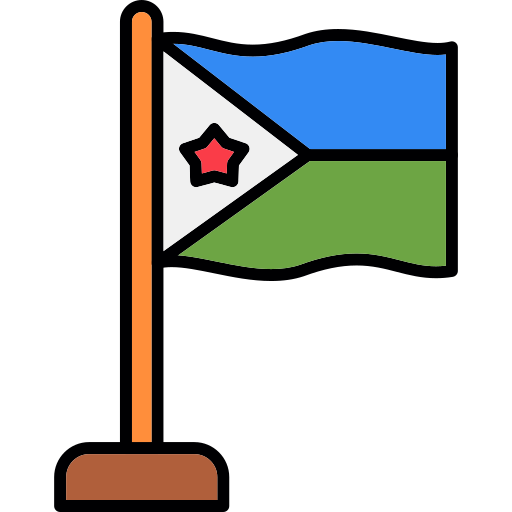 Djibouti Generic color lineal-color icon