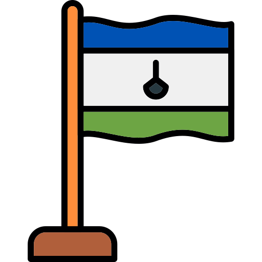 Lesotho Generic color lineal-color icon