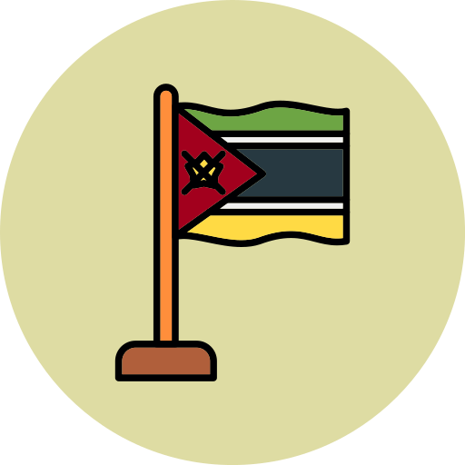 モザンビーク Generic color lineal-color icon