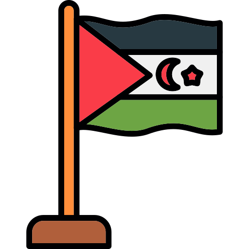 república árabe saharaui democrática Generic color lineal-color icono