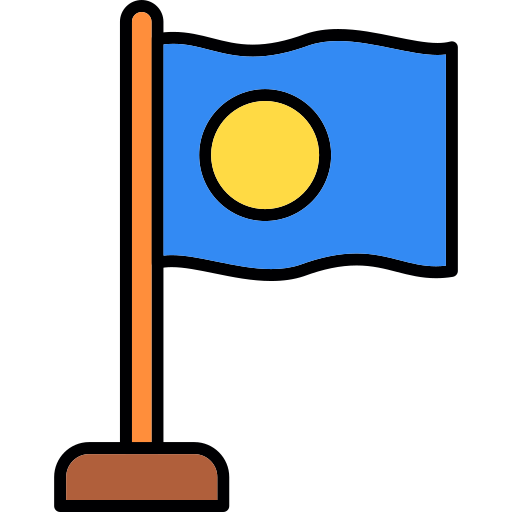 Palau Generic color lineal-color icon