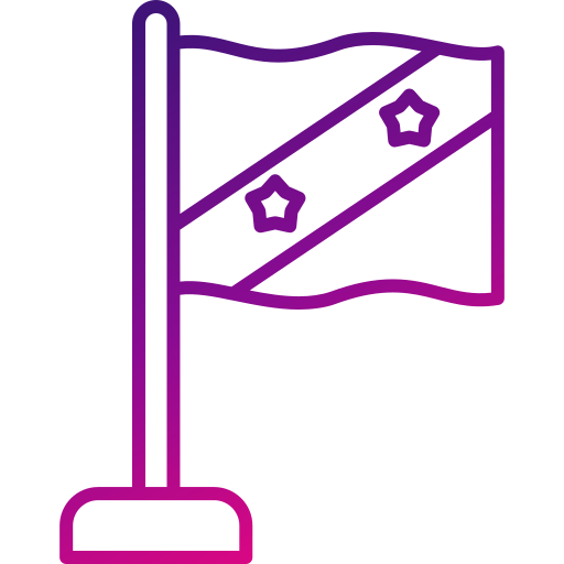 saint kitts e nevis Generic gradient outline icona