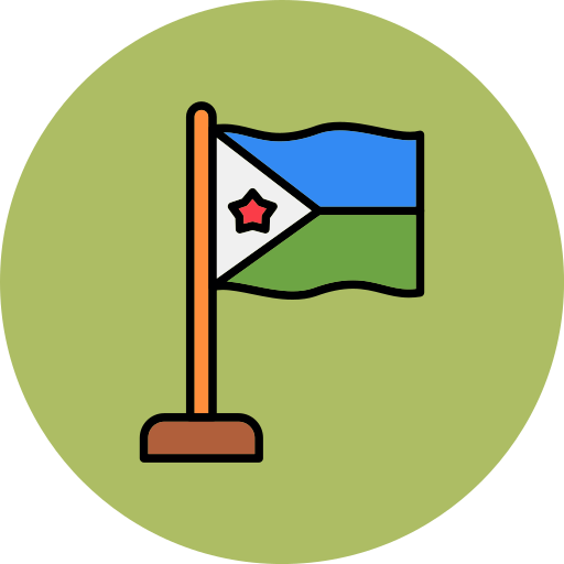 Djibouti Generic color lineal-color icon