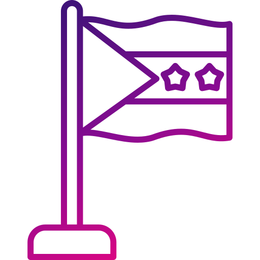 상투메와 왕자 Generic gradient outline icon