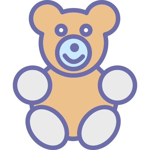 teddybär Generic color lineal-color icon