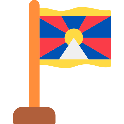 Tibet Generic color fill icon