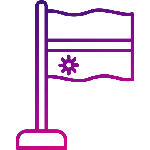 나우루 Generic gradient outline icon