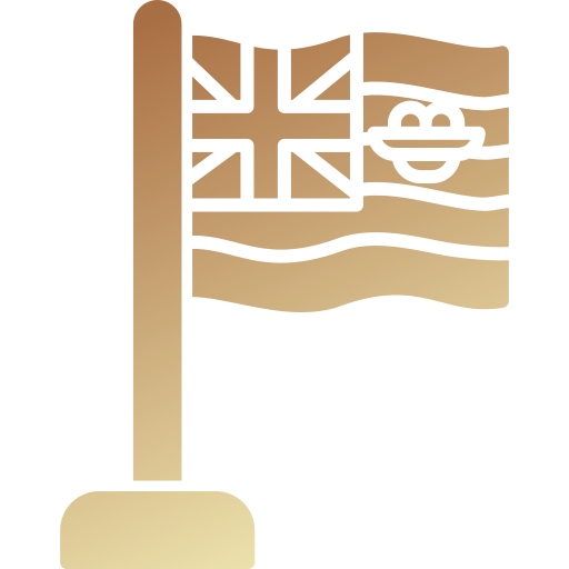 brytyjskie terytorium oceanu indyjskiego Generic gradient fill ikona