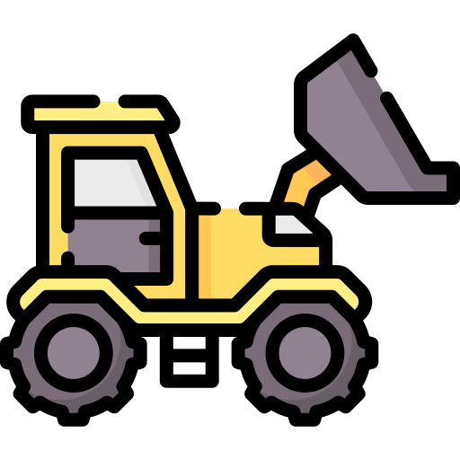 Front loader Special Lineal color icon