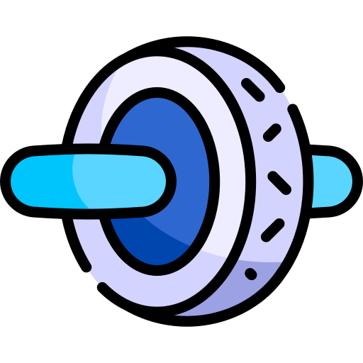 Wheel Kawaii Lineal color icon