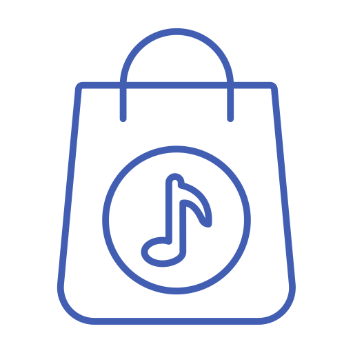 ミュージックストアアプリ Generic color outline icon