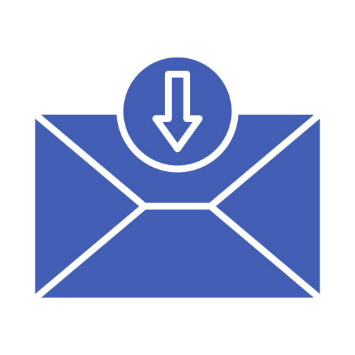 bandeja de entrada de correo Generic color fill icono