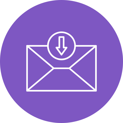 Mail inbox Generic color fill icon