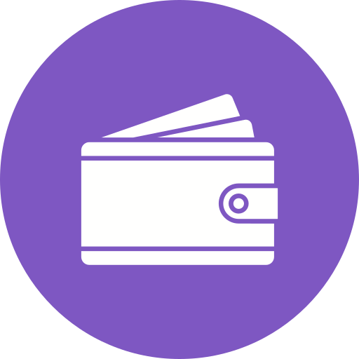 Wallet Generic color fill icon