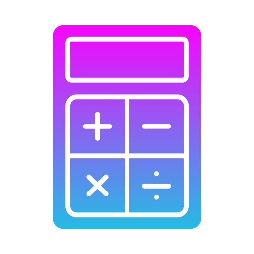 taschenrechner Generic gradient fill icon