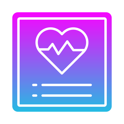 Daily health app Generic gradient fill icon