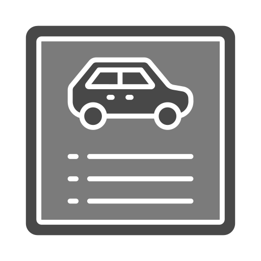 Car Generic color fill icon