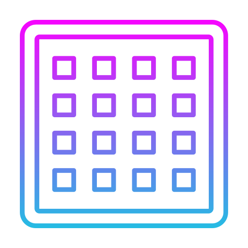 アプリ Generic gradient outline icon