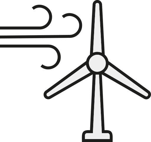 Ветряная мельница Generic color lineal-color иконка