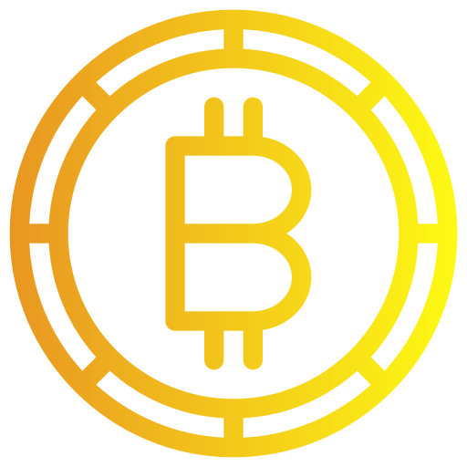 bitcoin Generic gradient outline icon