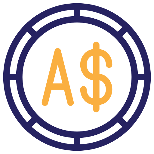 australische dollar Generic color outline icoon