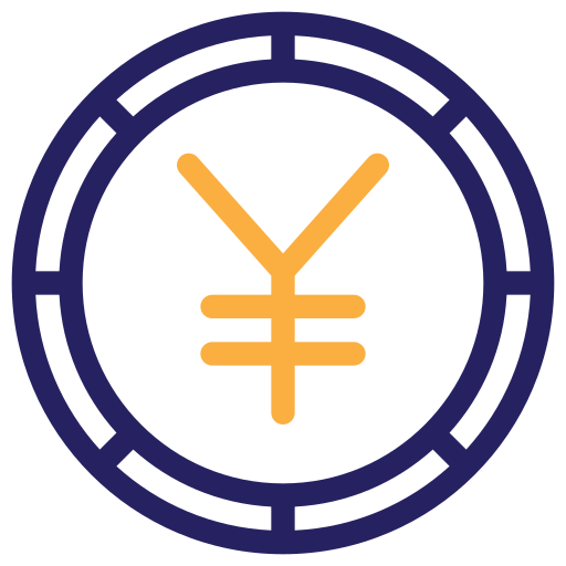 yen Generic color outline icona