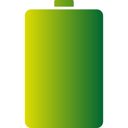 Заряд батареи Generic gradient fill иконка