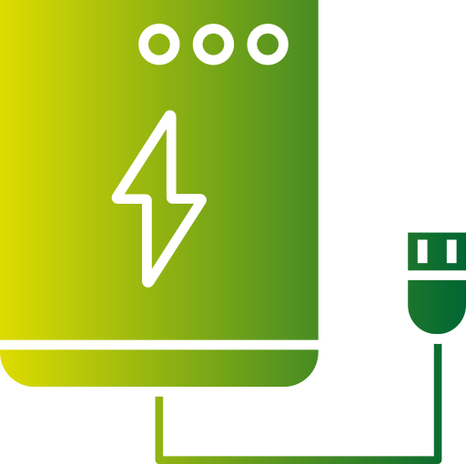 powerbank Generic gradient fill icoon
