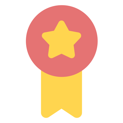 Award Generic color fill icon