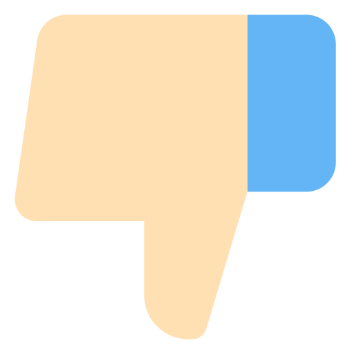 Thumb down Generic color fill icon