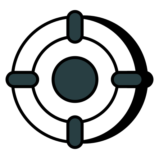 Crosshair Generic color lineal-color icon