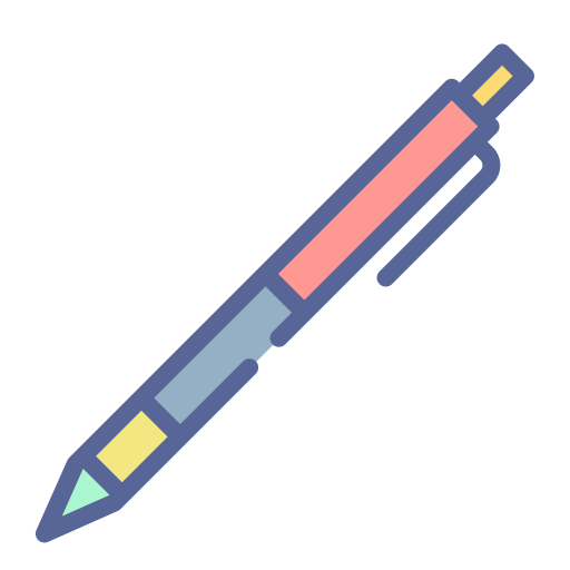 długopis Amogh Design Soft Lineal Color ikona