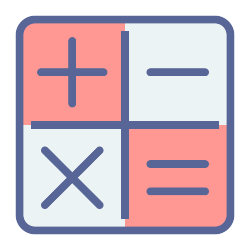 Calculator Amogh Design Soft Lineal Color icon