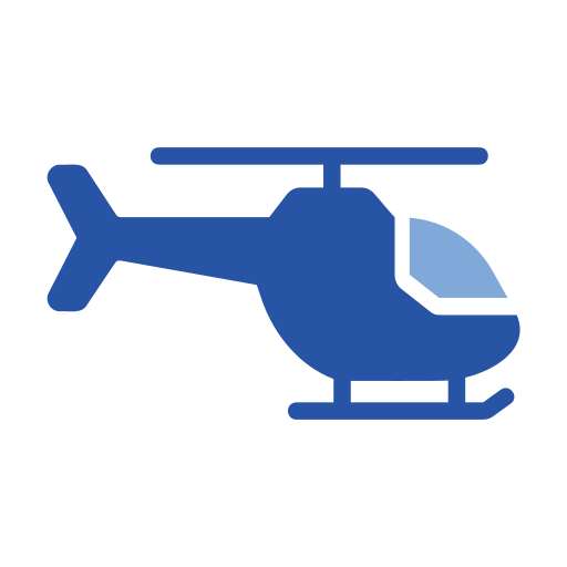 helicóptero Generic color fill icono