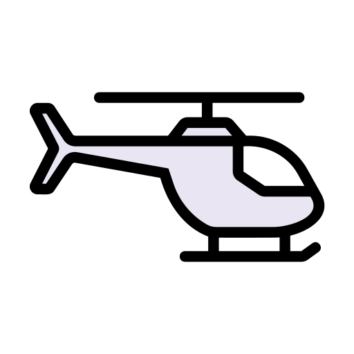 Вертолет Generic color lineal-color иконка