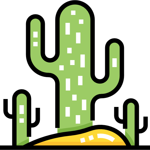 Cactus Detailed Straight Lineal color icon