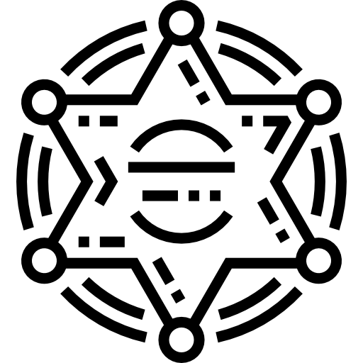 szeryf Detailed Straight Lineal ikona