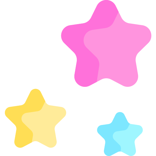 estrelas Kawaii Flat Ícone