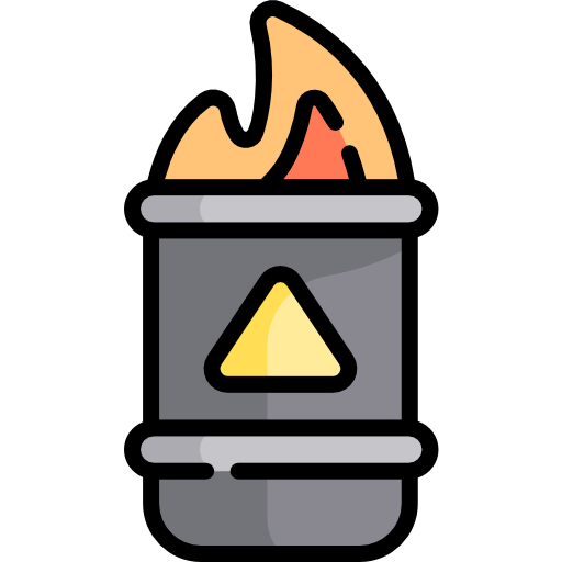 fuoco Kawaii Lineal color icona