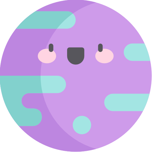 행성 Kawaii Flat icon