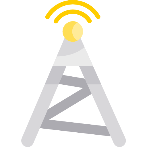 antena Kawaii Flat icono