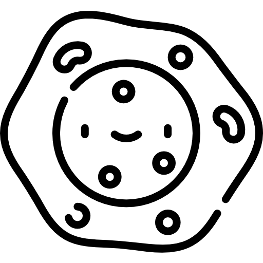 komórka Kawaii Lineal ikona