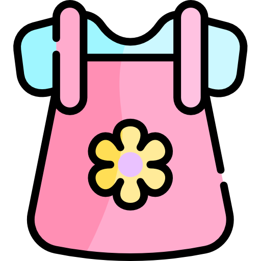 vestido Kawaii Lineal color icono