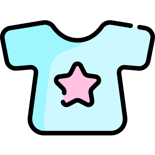 shirt Kawaii Lineal color icoon