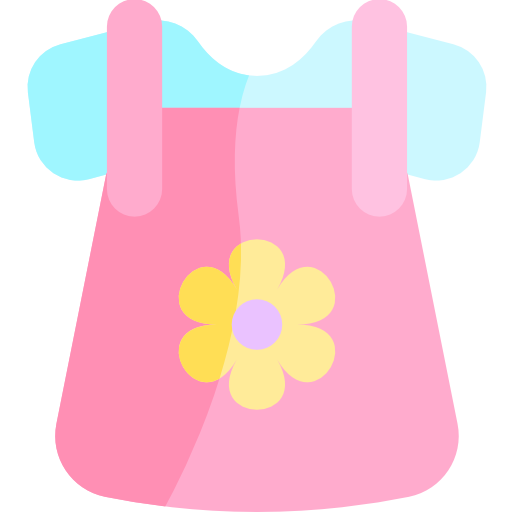 드레스 Kawaii Flat icon